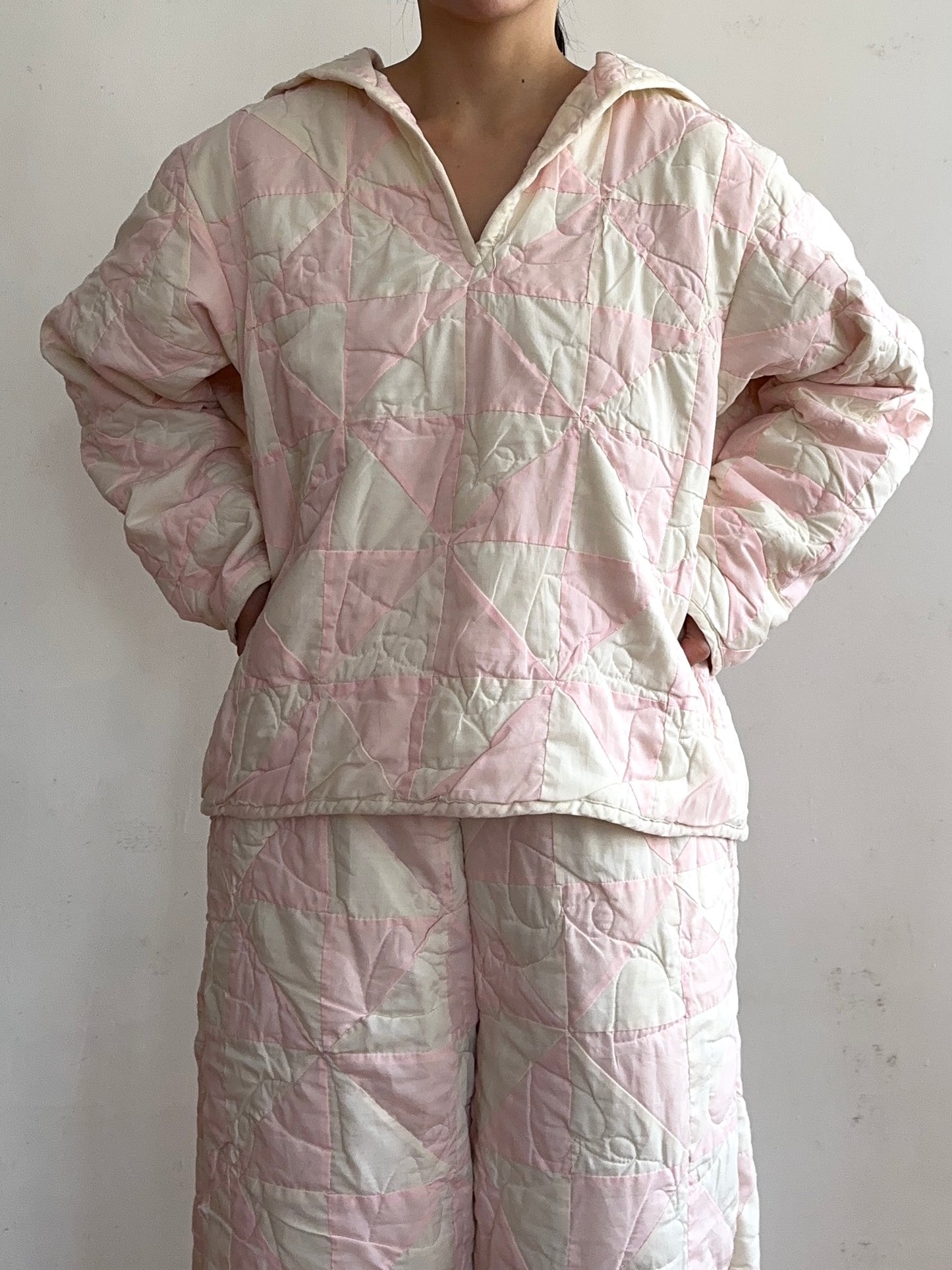 antique quilt sailor shirt