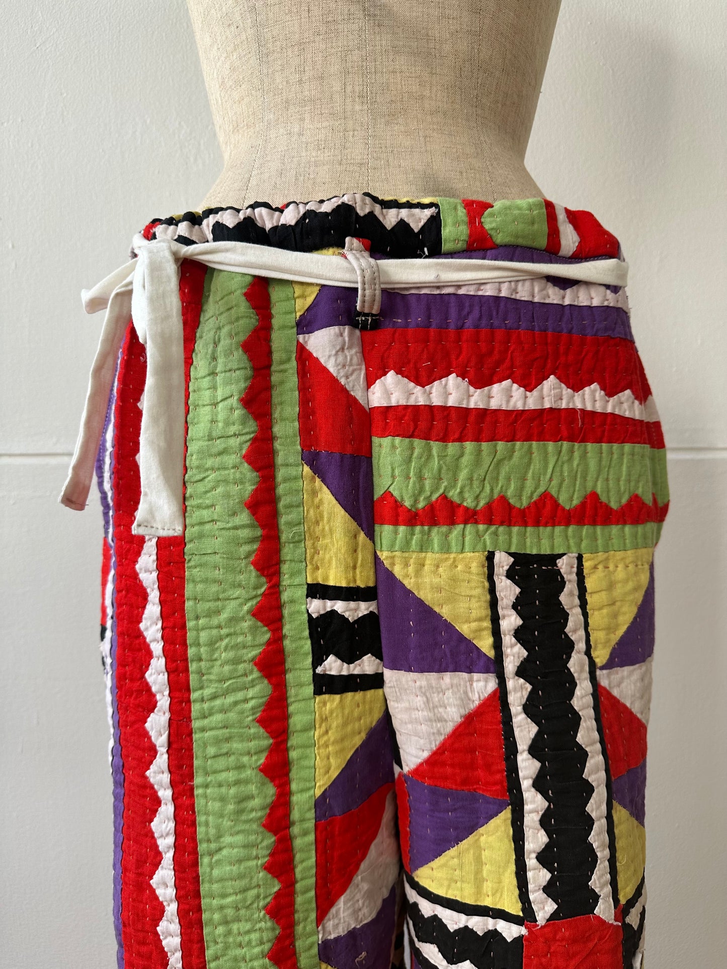 old quilt pants