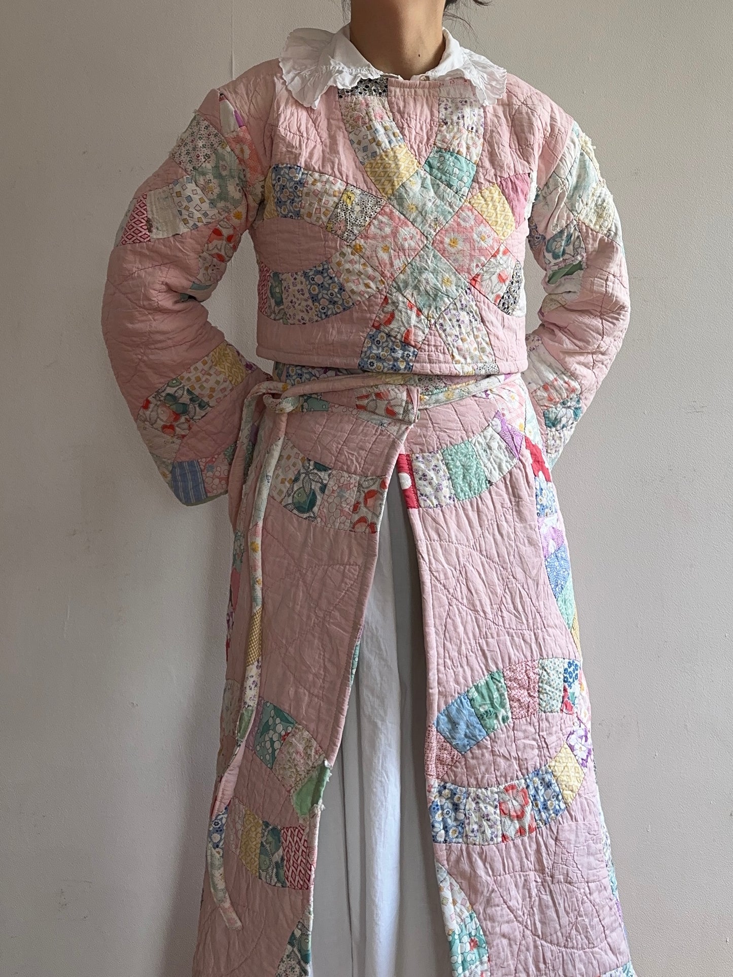 old quilt wrap skirt