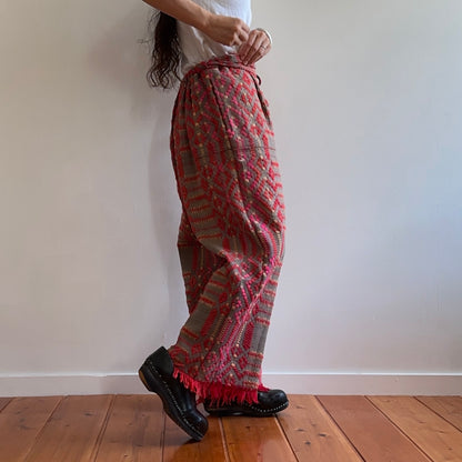 old coverlet tuck wide pants