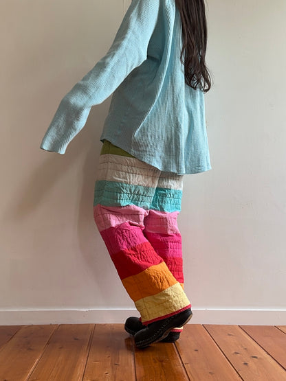 old quilt pants