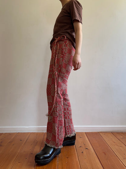 old coverlet slim flare pants / red