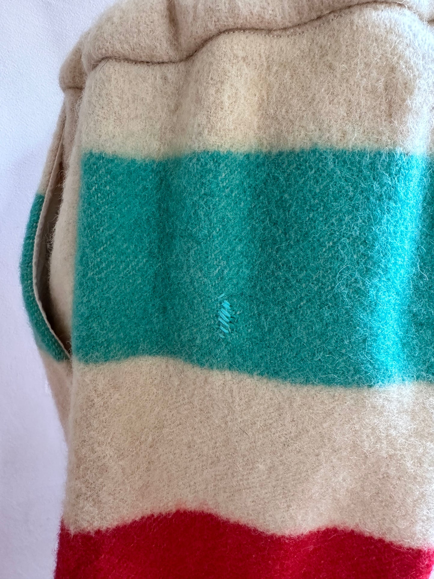 old blanket wide pants