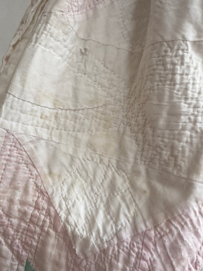 antique quilt pocket gather skirt