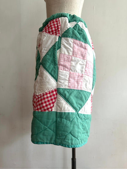 old quilt short pants
