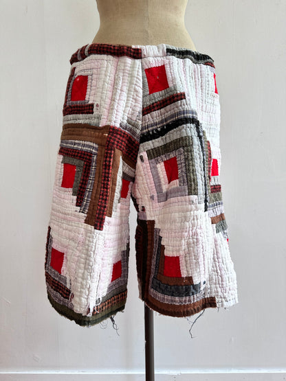 old quilt half pants