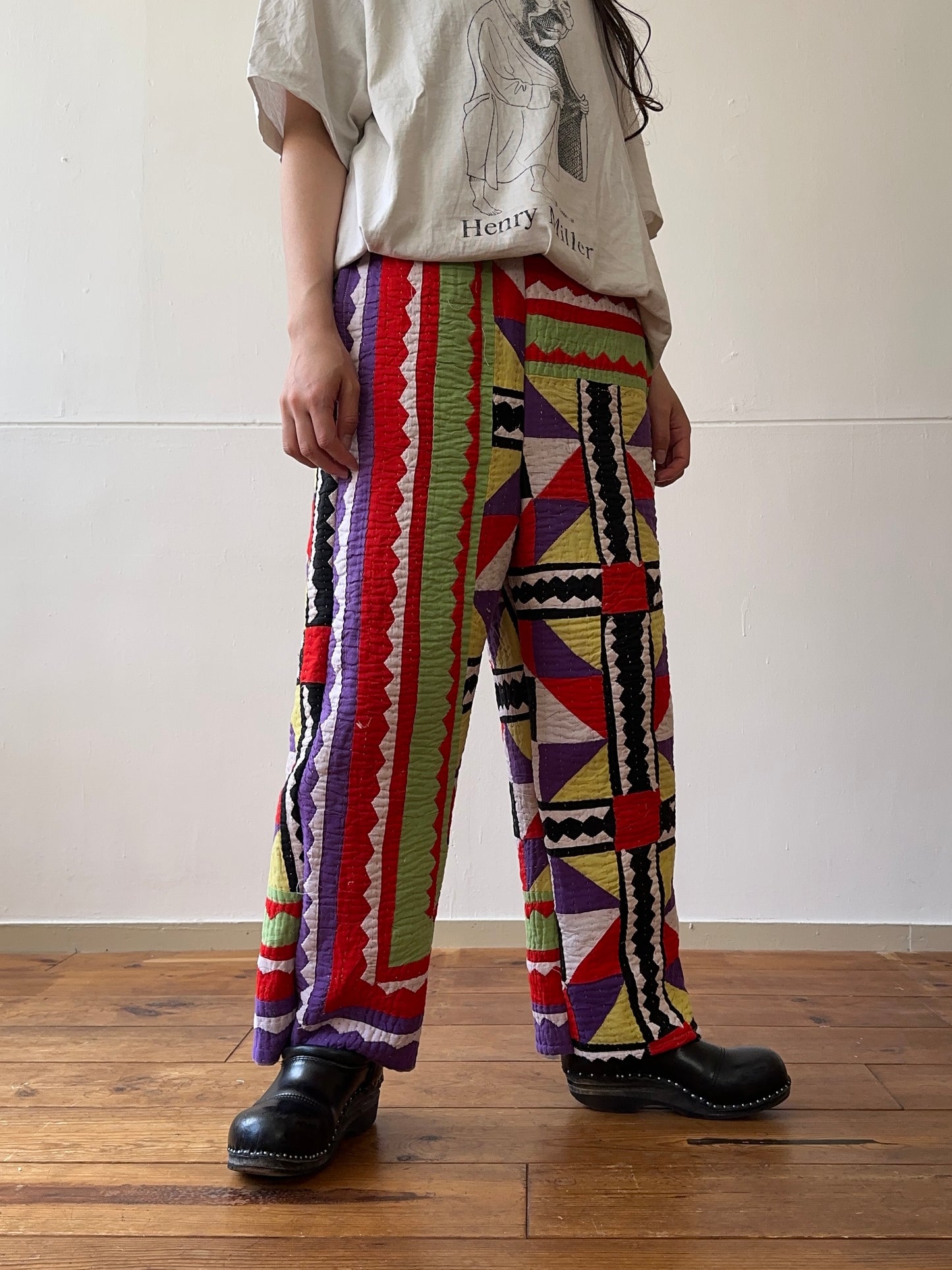old quilt pants