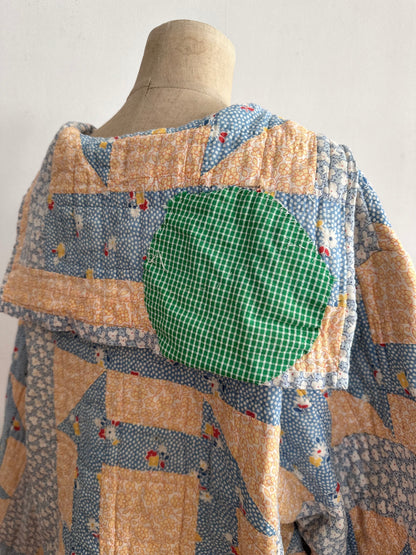 antique quilt sailor shirt