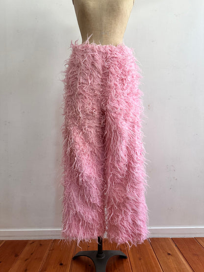 old fur pants / pink