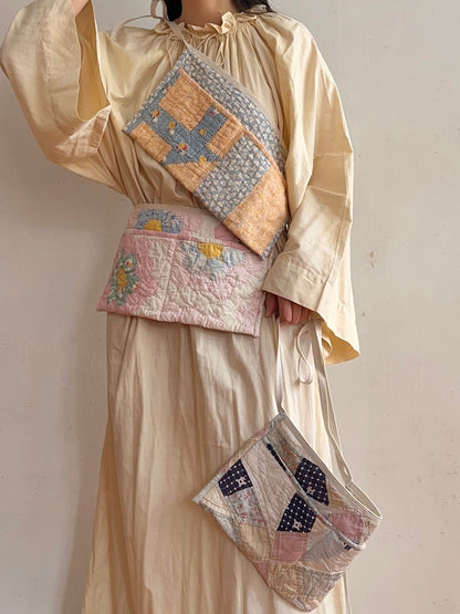 old quilt work apron