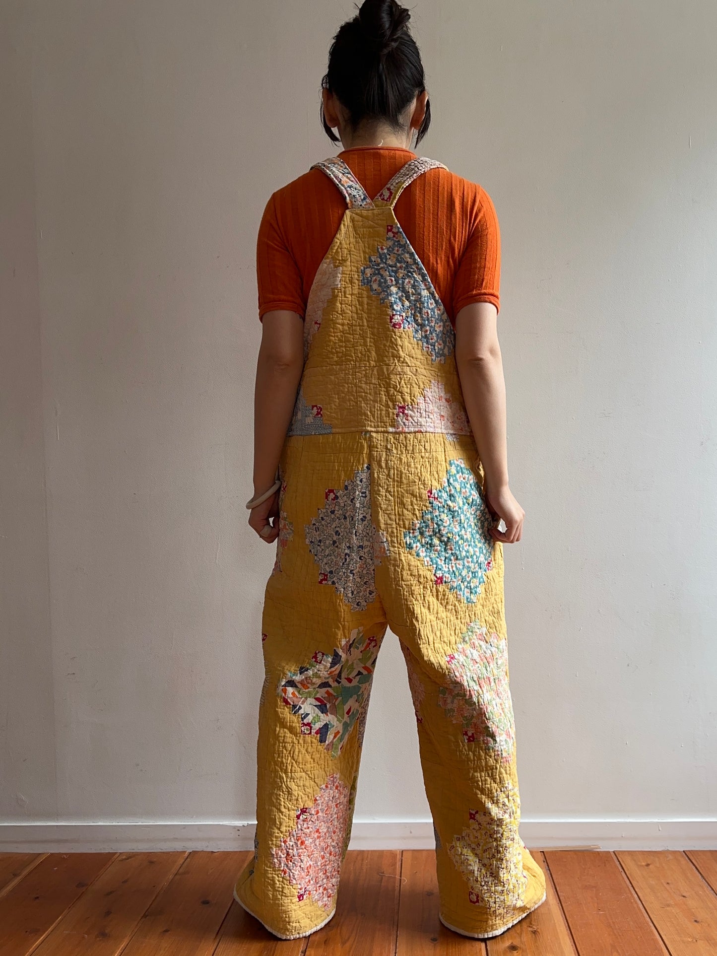 semi-antique quilt huge overall