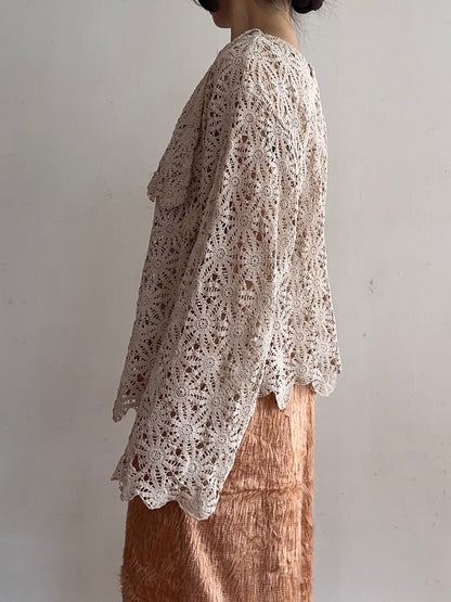 old crochet lace sailor shirts