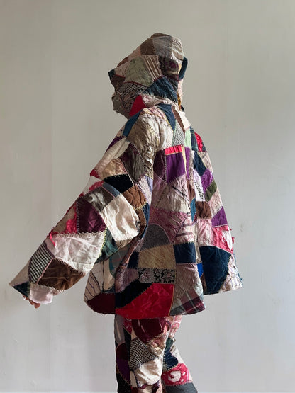 old quilt crazy parka