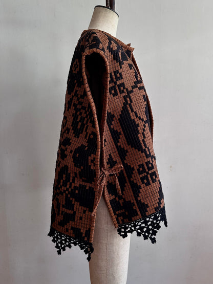 old coverlet wide vest