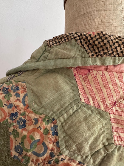 old quilt short jacket