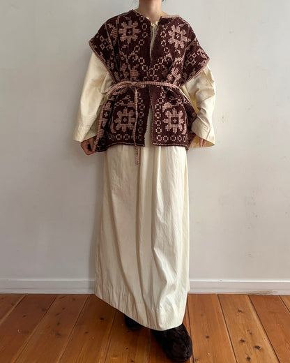 old coverlet wide vest