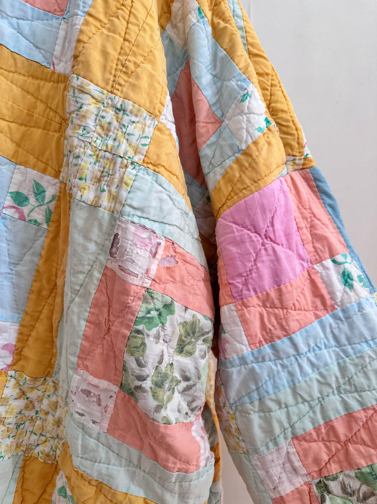 old quilt parka