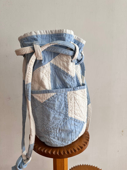 old quilt pocket bag