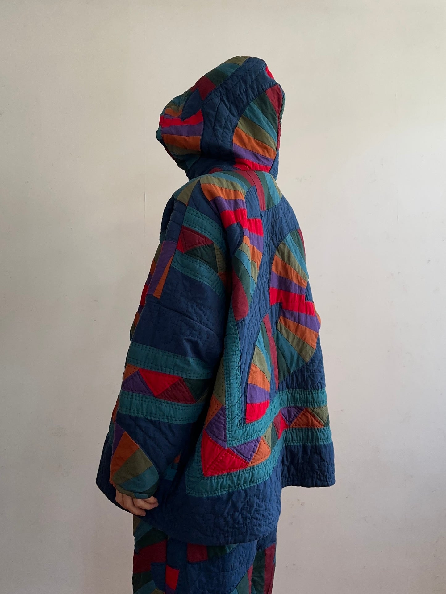 old quilt parka
