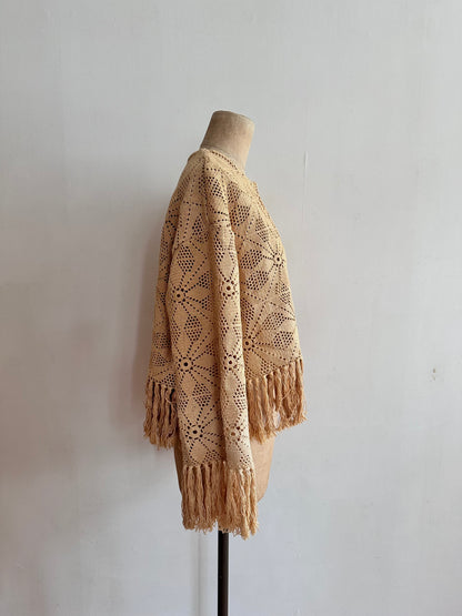 old crochet lace little jacket