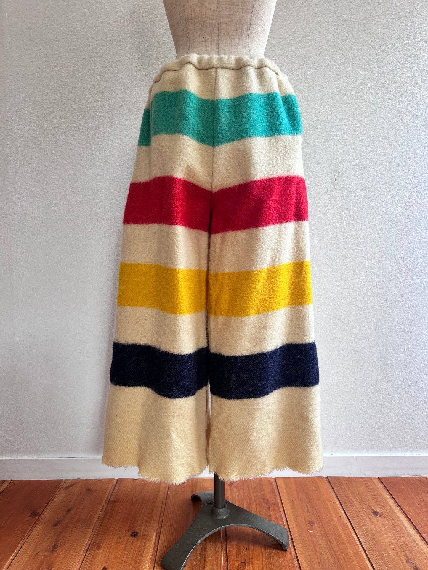 old blanket wide pants