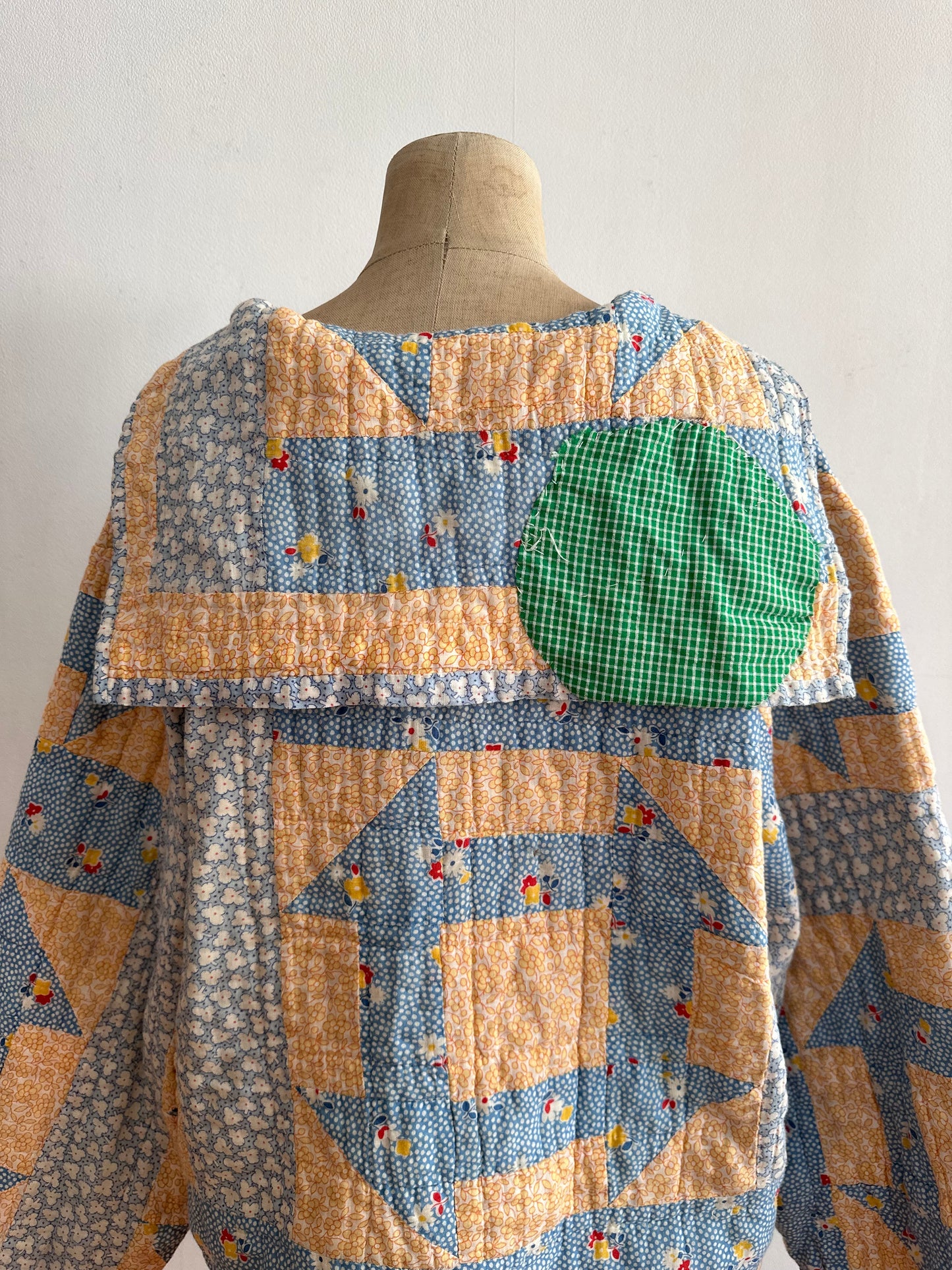 antique quilt sailor shirt