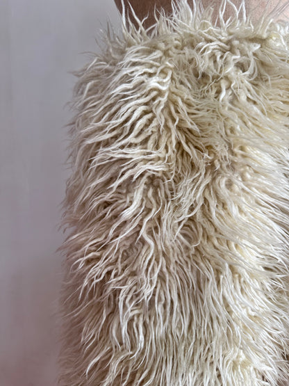 old fur half pants / polar bear