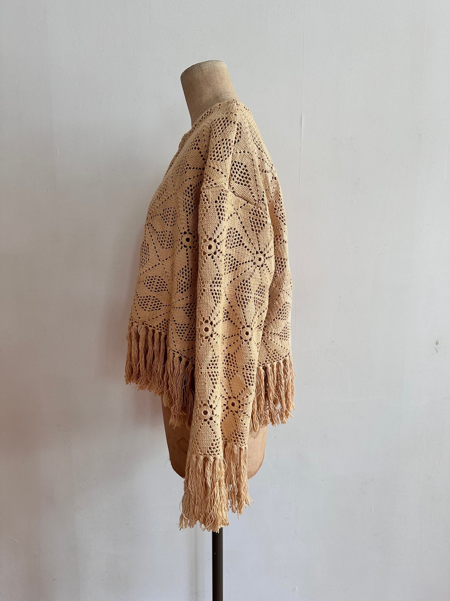 old crochet lace little jacket