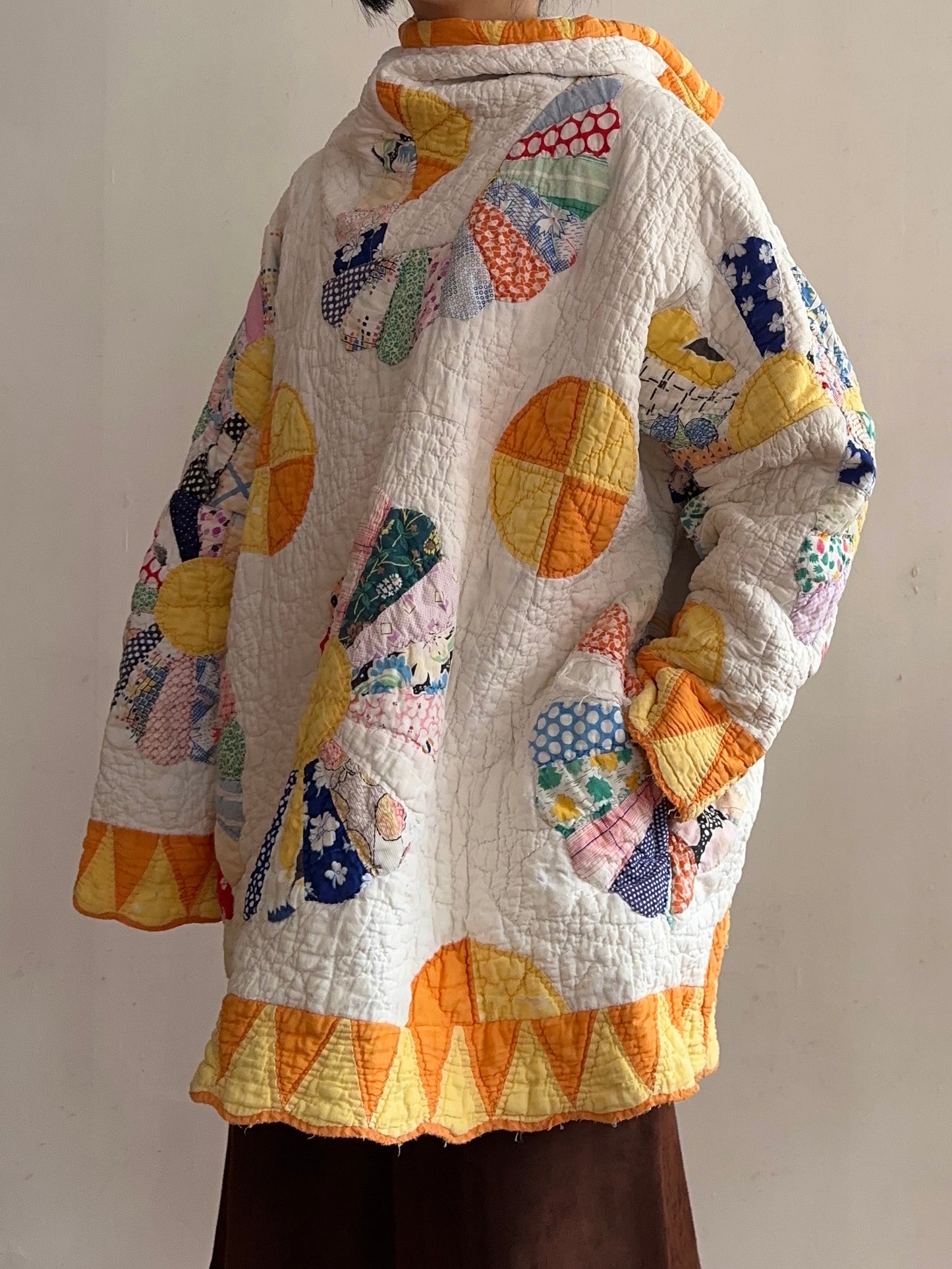 old quilt parka
