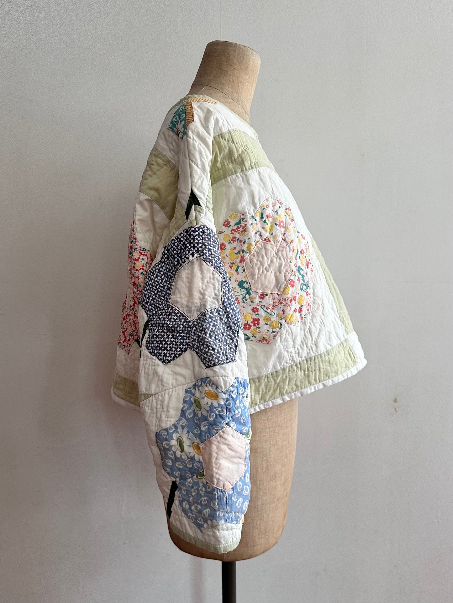 old quilt lantern tops