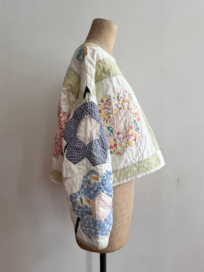 old quilt lantern tops