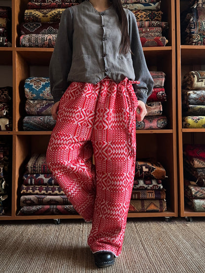 old coverlet tuck wide pants