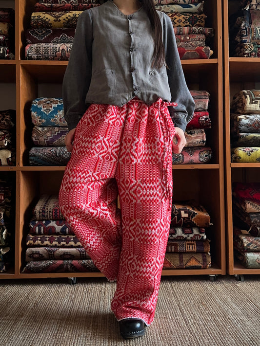 old coverlet tuck wide pants