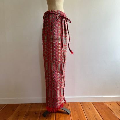 old coverlet tuck wide pants
