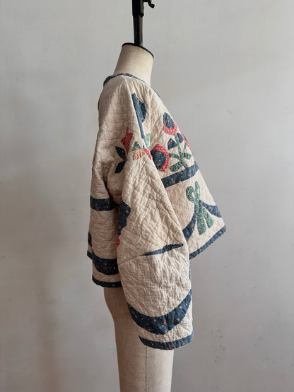 old quilt lantern tops