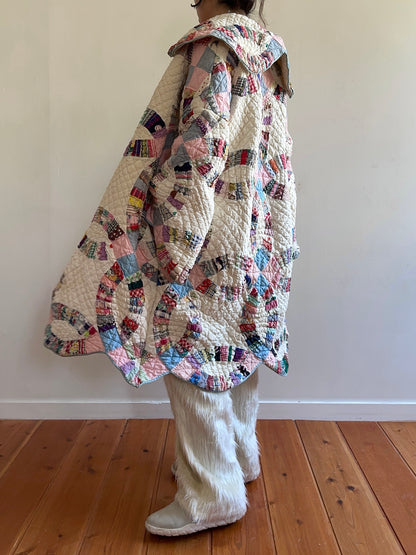 old quilt coat