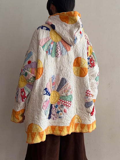 old quilt parka