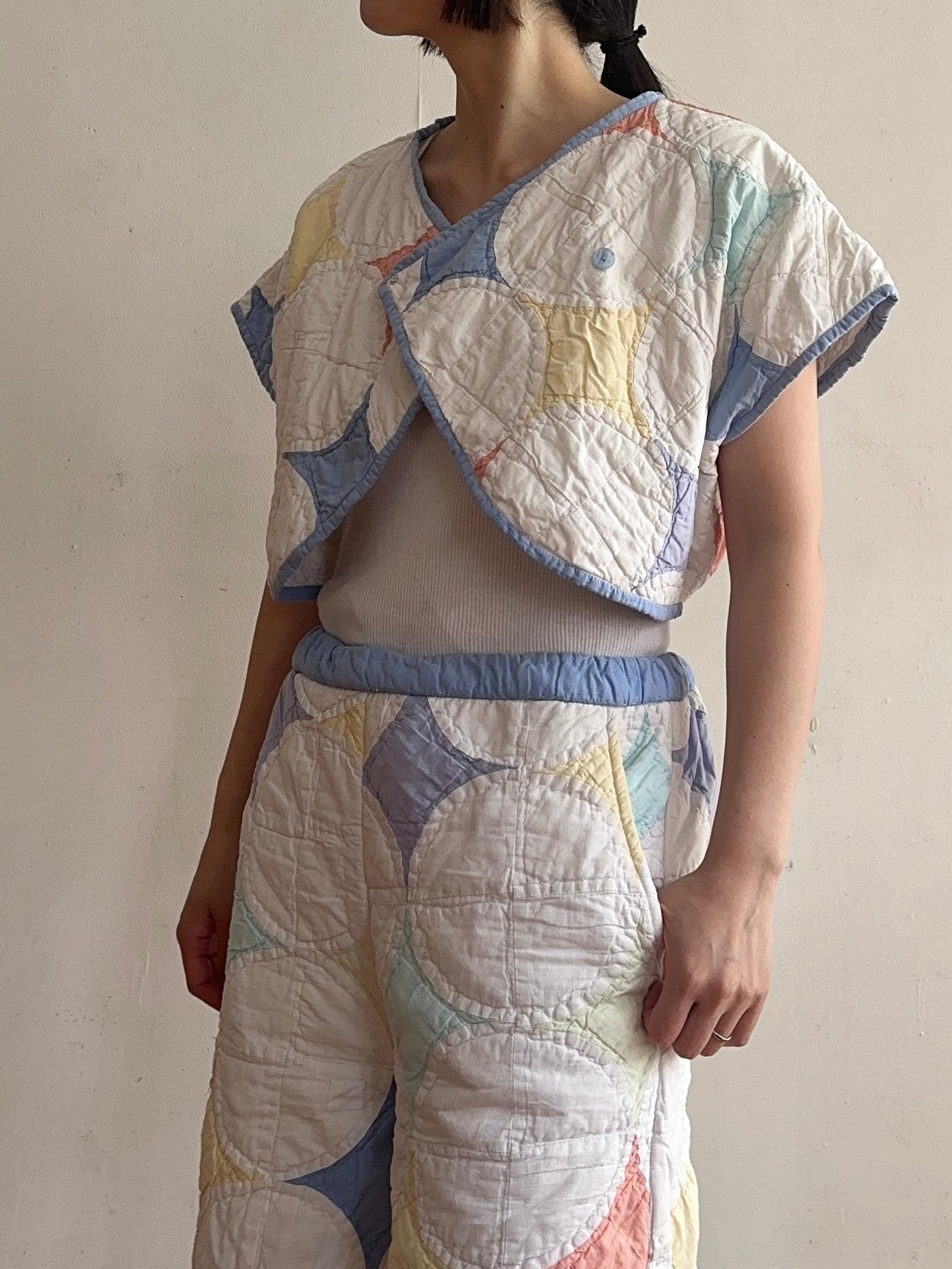old quilt petal bolero