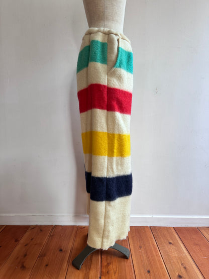 old blanket wide pants