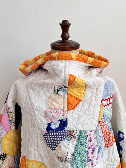 old quilt parka