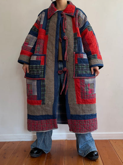 old quilt coat
