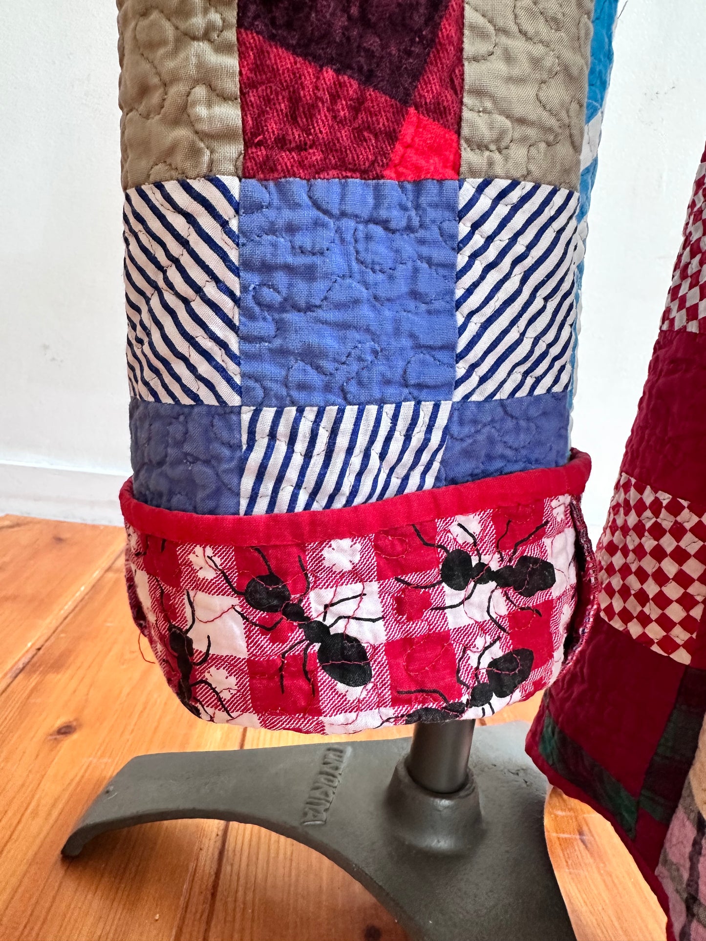 old quilt slim pants