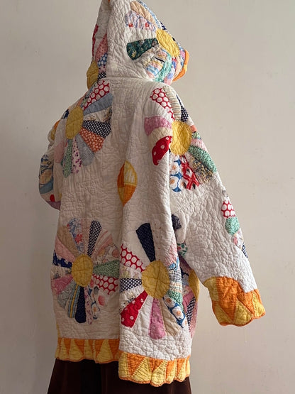 old quilt parka