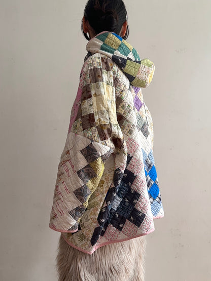 old quilt parka