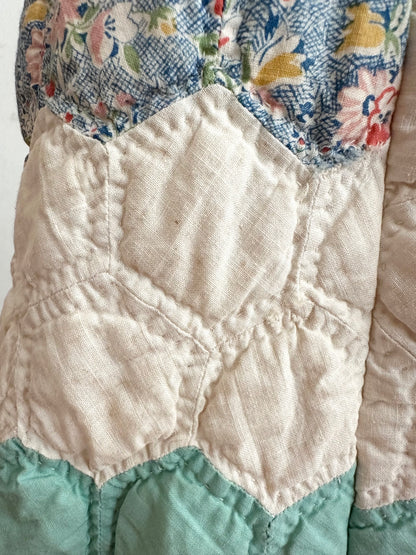 old quilt short pants