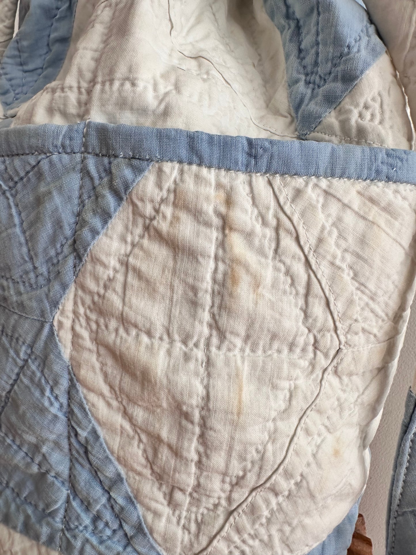 old quilt pocket bag
