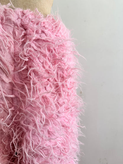 old fur pants / pink