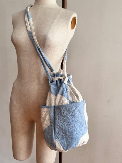 old quilt pocket bag