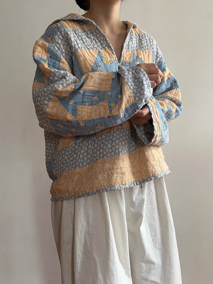 antique quilt sailor shirt
