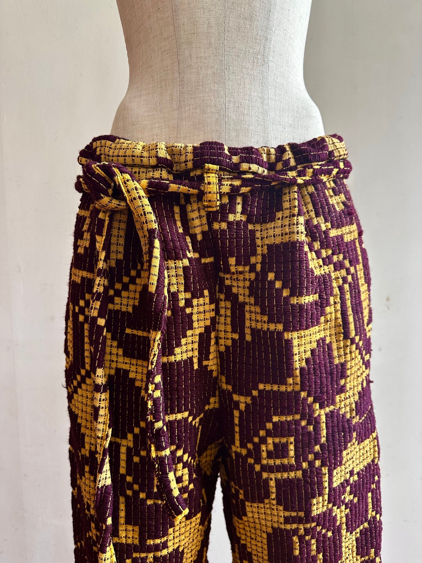 old coverlet tuck wide pants